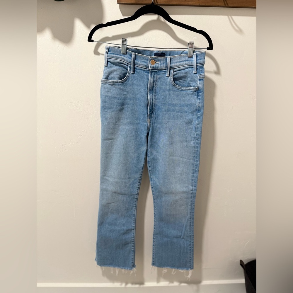 MOTHER Light Blue Straight Leg Jeans